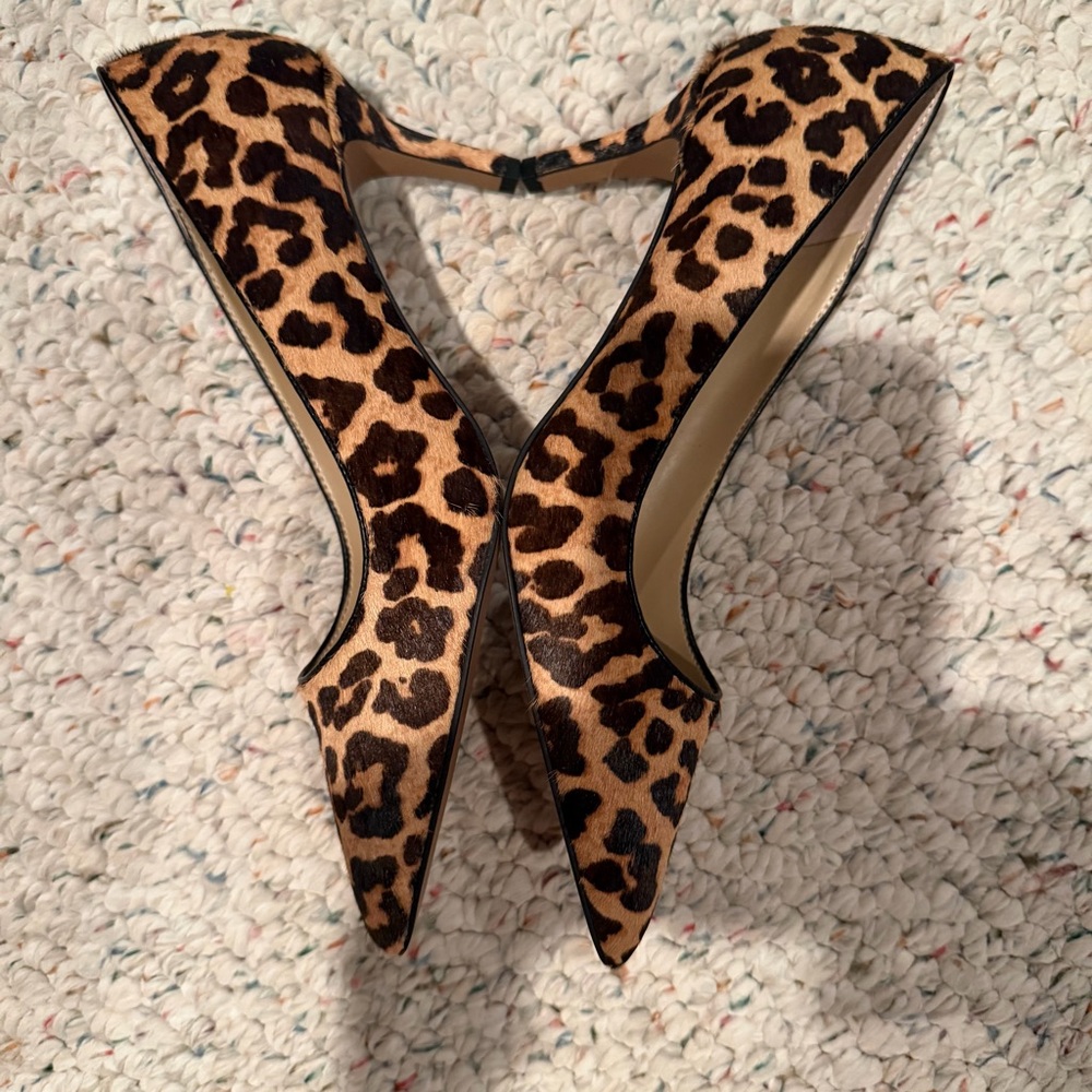 Franco Sarto Leopard Print Heels - Picture 2 of 7